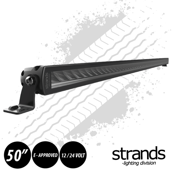 Strands SIBERIA Single Row LED Bar 50″ 12/24 Volt E-Approved
