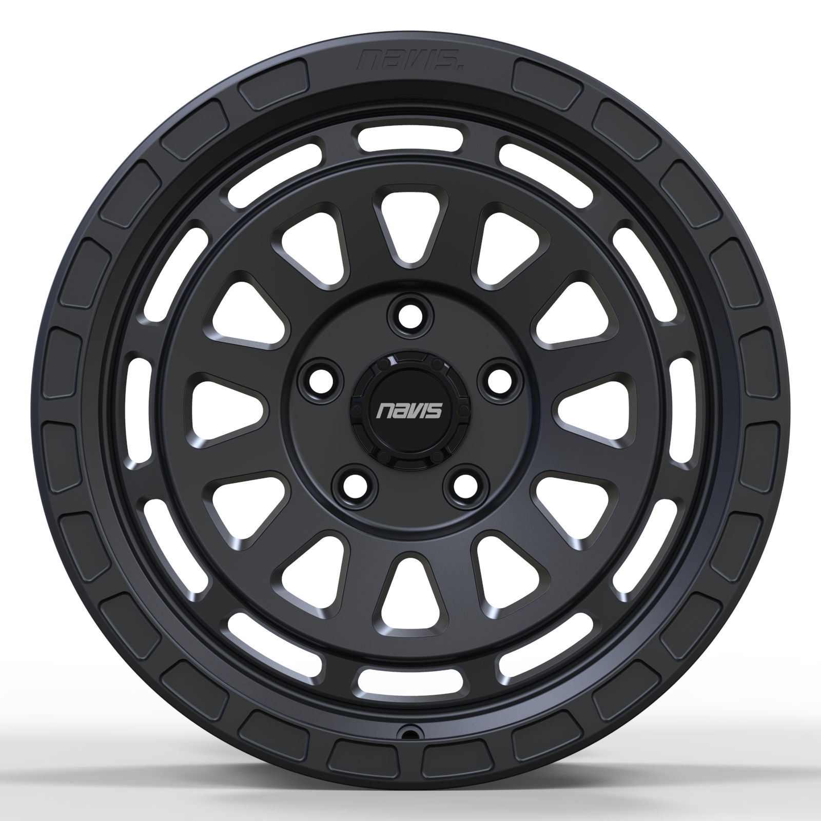 Navis Gelida-AT – 17″ Satin Black Finish 8.5J 5×120 Alloy Wheels – Load Rated